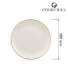 Coupe plate Stonecast Barley White - 288 mm - Finedine  au meilleur prix sur Restock CHR
