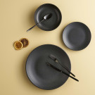 Assiette profonde en charbon - 200x(H)51mm - Finedine  au meilleur prix sur Restock CHR
