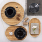 Assiette profonde en charbon - 200x(H)51mm - Finedine  au meilleur prix sur Restock CHR