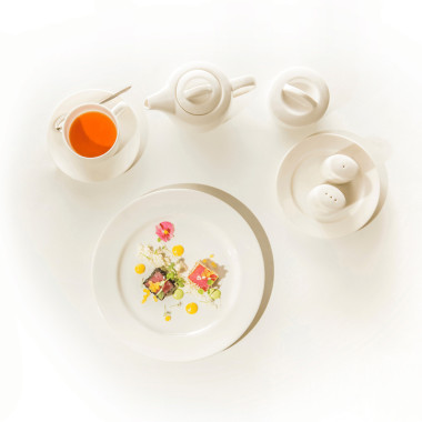 Assiette creuse ivoire - 235x(H)48mm - Finedine  au meilleur prix sur Restock CHR
