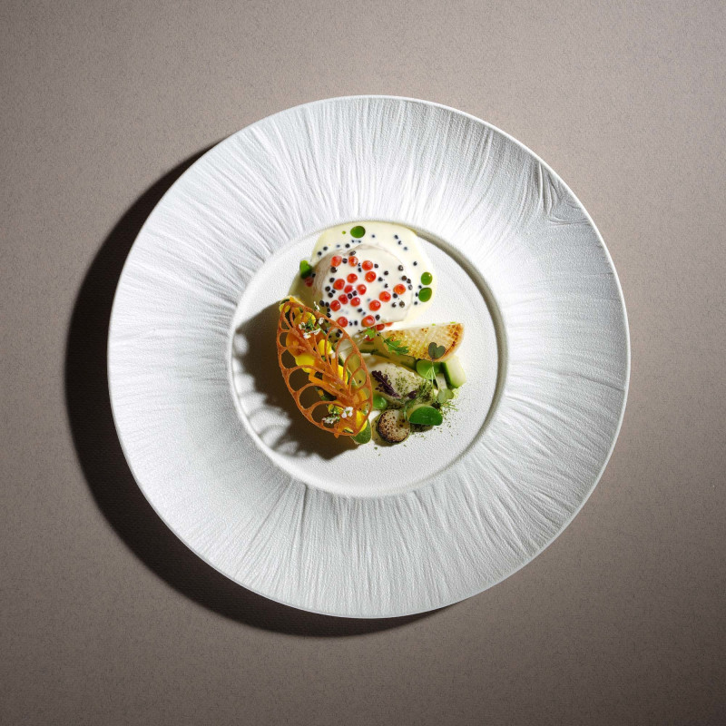 Assiette profonde à large bord Fiord 270 mm - Finedine  au meilleur prix sur Restock CHR
