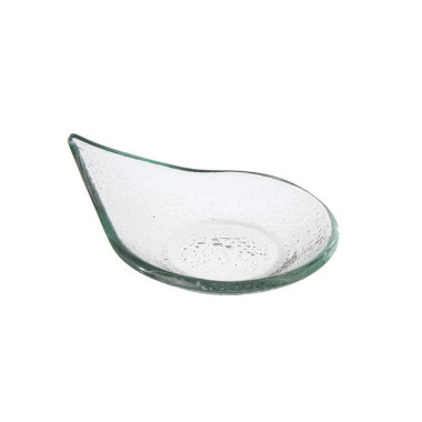 Assiette en verre transparent Vetro fingerfood goutte de pluie - 80x100mm - Lot de 6 - Finedine  au meilleur prix sur Restock CH