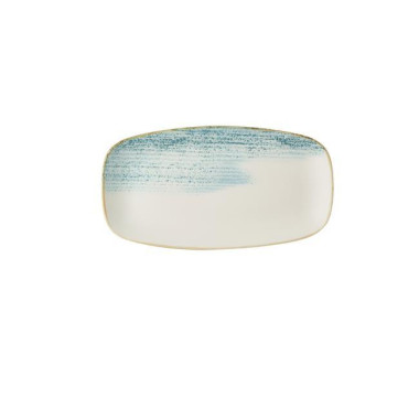 Assiette rectangulaire aquamarine Homespun Accents - 298x153mm - Finedine  au meilleur prix sur Restock CHR