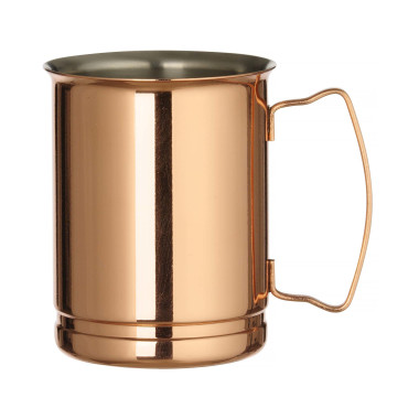 Mugs plaqués cuivre - Bar up - Chope à bière - 0 -4L - Cuivre - Ø85x(H)105mm - Finedine  au meilleur prix sur Restock CHR