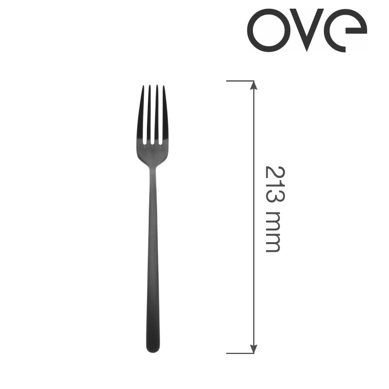 Fourchette de table Amarone noire - OVE - 213 mm - Lot de 12 - Finedine  au meilleur prix sur Restock CHR