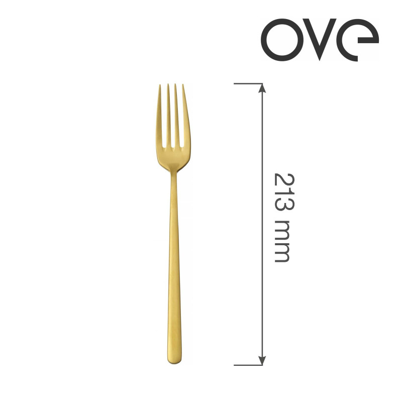 Fourchette de table Amarone Gold - OVE - 213 mm - Lot de 12 - Finedine  au meilleur prix sur Restock CHR