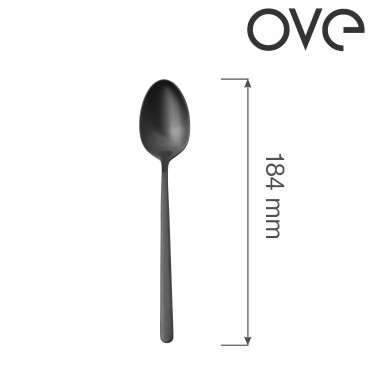 Cuillère à dessert Amarone Noir - OVE - 184 mm - Lot de 12 - Finedine  au meilleur prix sur Restock CHR