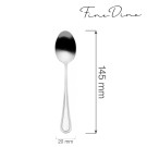 Cuillère à thé Bologna 145 mm - Finedine  au meilleur prix sur Restock CHR