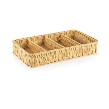 WEAVER PRO SYSTEMKÖRBE Panier à couverts GN 1/1 beige polypropylène WEAVER PRO professionnel - Was Germany  au meilleur prix sur
