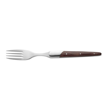 Fourchette à steak manche bois de rose 22,5 cm (x6) CARLOS professionnel - Was Germany  au meilleur prix sur Restock CHR
