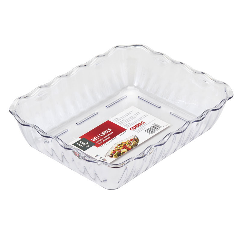 Plat rectangulaire polycarbo - 26.5 x 33.5 x 8 cm - Lot de 6 - Cambro  au meilleur prix sur Restock CHR