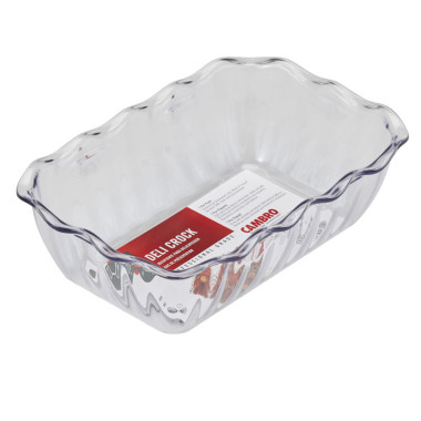 Plat rectangulaire translucide - 17.5 x 26 x 8 cm - Lot de 6 - Cambro  au meilleur prix sur Restock CHR