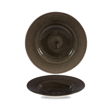 Bol à large rebord en fonte noir Patina Stonecast - 280 mm - Finedine  au meilleur prix sur Restock CHR
