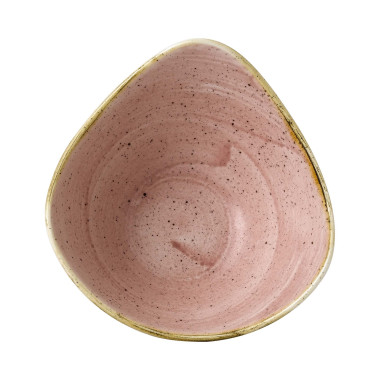 Bol triangulaire Stonecast rose pétale - 153 mm - Finedine  au meilleur prix sur Restock CHR