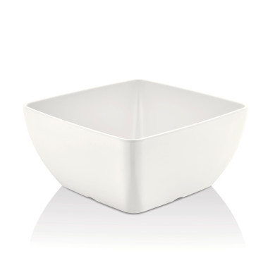 Bol carré en mélamine - blanc - 125x125x(h)65mm - Finedine  au meilleur prix sur Restock CHR
