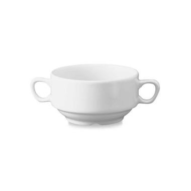 Consommé 14Oz / 400 ml avec poignée blanche - Finedine  au meilleur prix sur Restock CHR