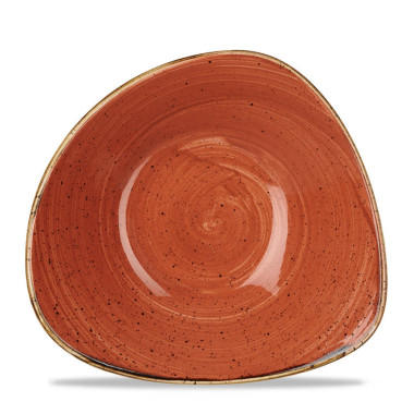 Bol triangulaire en pierre orange - 235 mm - Finedine  au meilleur prix sur Restock CHR