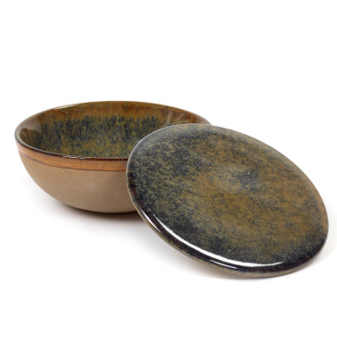 Bol Indi Grey avec couvercle - 130x(h)50mm - Finedine  au meilleur prix sur Restock CHR