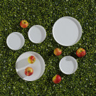 Plat ovale Bianco - 240x170mm - Lot de 6 - Finedine  au meilleur prix sur Restock CHR