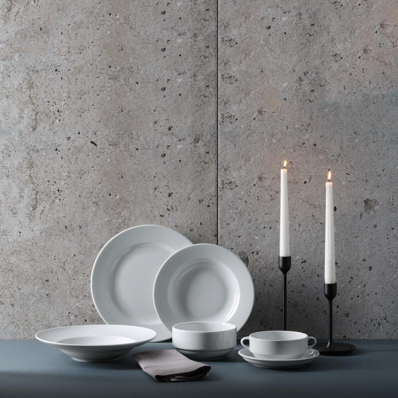 Plat ovale Bianco - 290x200mm - Lot de 6 - Finedine  au meilleur prix sur Restock CHR