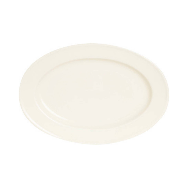 Plat ovale Crema - 290x200mm - Lot de 6 - Finedine  au meilleur prix sur Restock CHR
