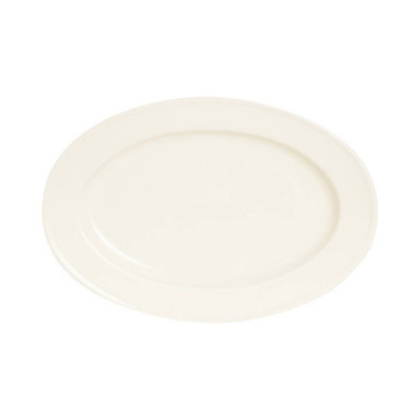 Plat ovale Crema - 340x240mm - Lot de 6 - Finedine  au meilleur prix sur Restock CHR