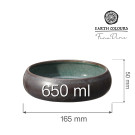 Bol Goro Brown Green 165 mm - 650 ml - Finedine  au meilleur prix sur Restock CHR
