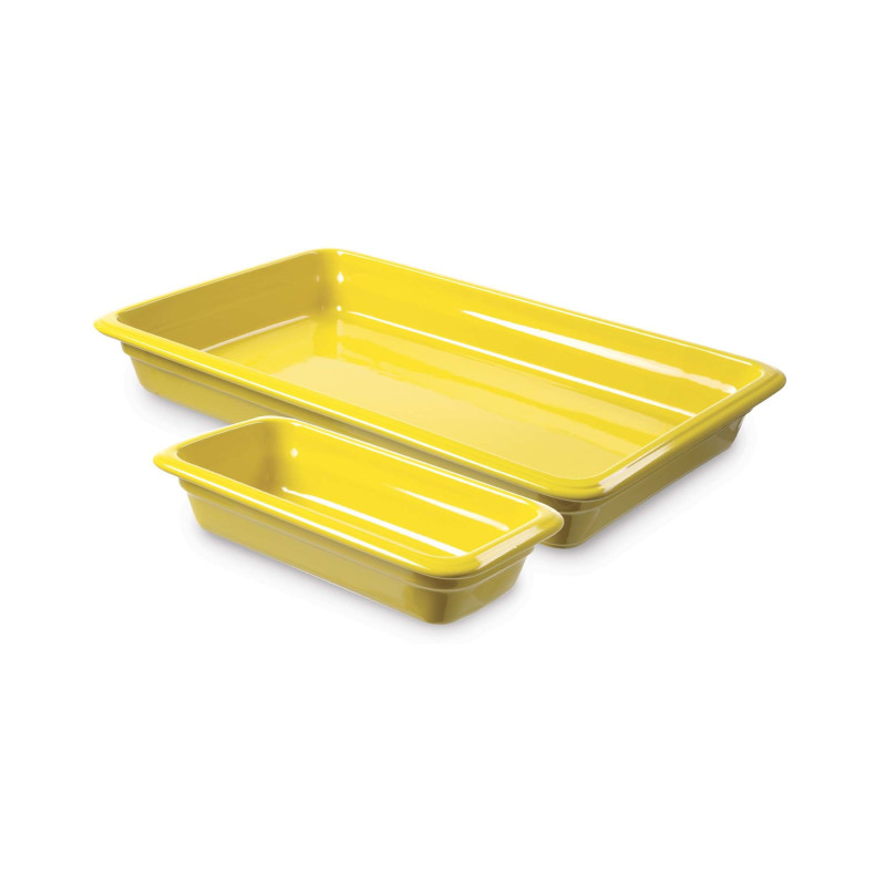 Conteneur en porcelaine GN1/3 jaune - Finedine  au meilleur prix sur Restock CHR