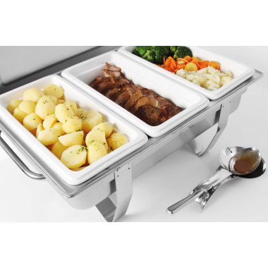 Plat en porcelaine GN2/3 rouge - Finedine  au meilleur prix sur Restock CHR