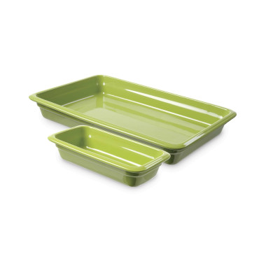 Conteneur en porcelaine GN1/1 vert - Finedine  au meilleur prix sur Restock CHR