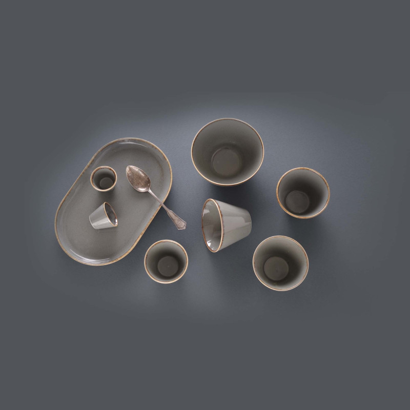 Plat ovale mini en pierre - 110 mm - Finedine  au meilleur prix sur Restock CHR