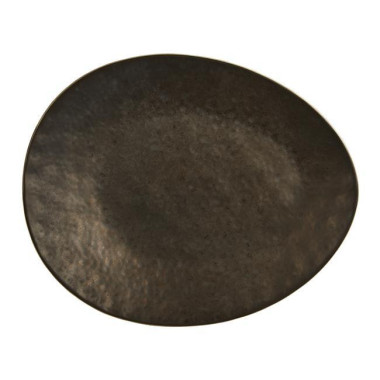 Plat ovale en carbone - 350x285mm - Finedine  au meilleur prix sur Restock CHR