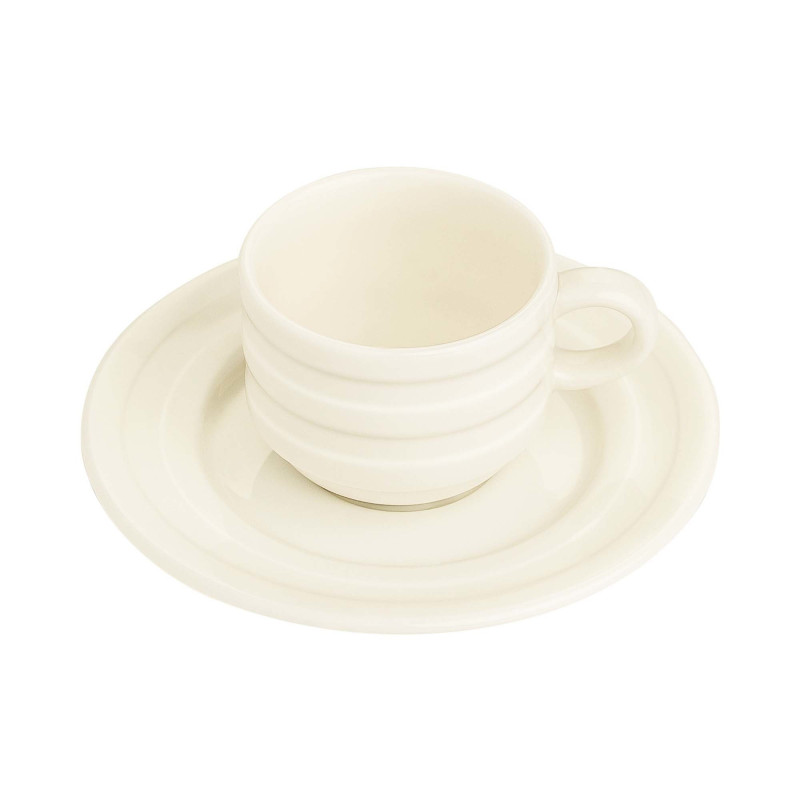 Tasse Perla avec soucoupe - 90 ml - Finedine  au meilleur prix sur Restock CHR