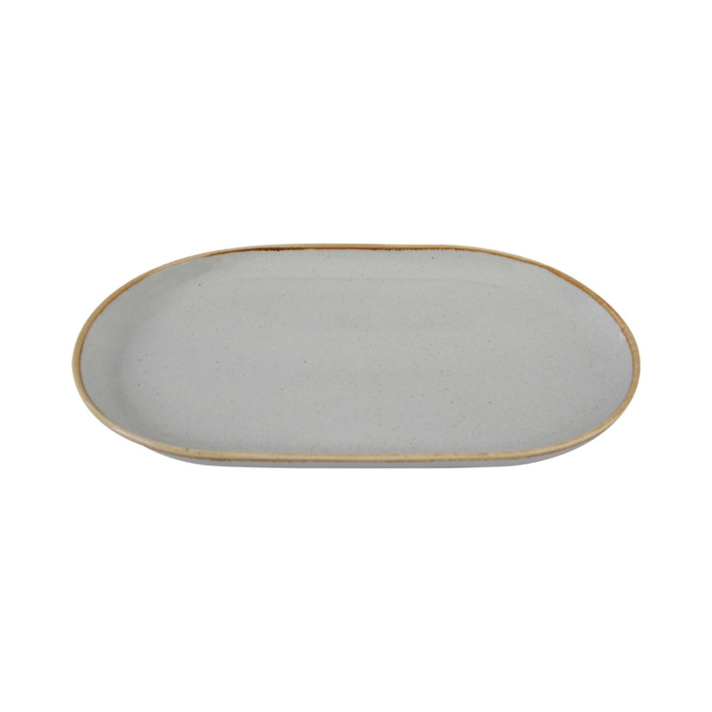 Plateau ovale cendré - 300x150mm - Finedine  au meilleur prix sur Restock CHR