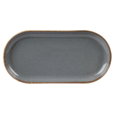 Plat ovale en pierre - 320x200mm - Finedine  au meilleur prix sur Restock CHR