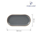Plat ovale en pierre - 320x200mm - Finedine  au meilleur prix sur Restock CHR