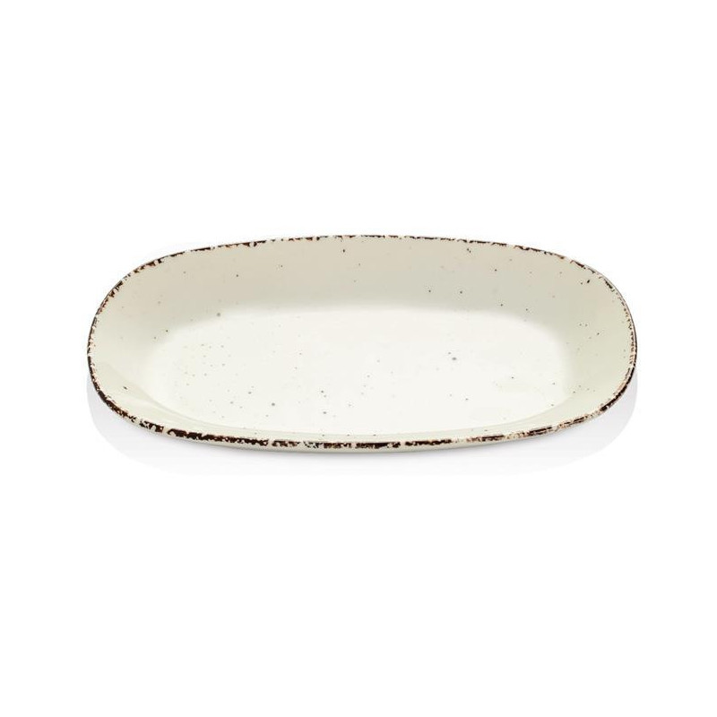 Plat ovale en opale - 260x150mm - Finedine  au meilleur prix sur Restock CHR