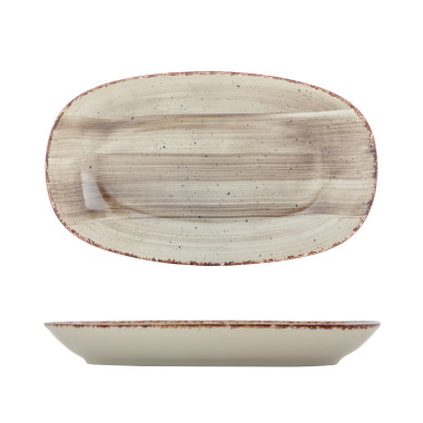 Plat ovale Agat - 260x150mm - Finedine  au meilleur prix sur Restock CHR
