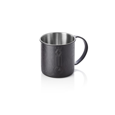 Acier inox 18/8 Gobelet Moscow Mule 0,45 ltr 9 cm noir mat inox 18/8 TATTOO professionnel - Was Germany  au meilleur prix sur Re