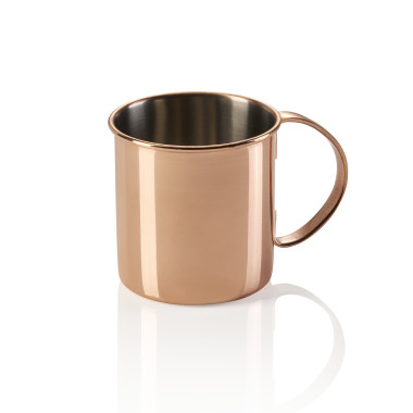 Acier inox chrome-nickel Gobelet Moscow Mule 0,45 ltr 9 cm H 9 cm bronze inox PVD (x2) professionnel - Was Germany  au meilleur 