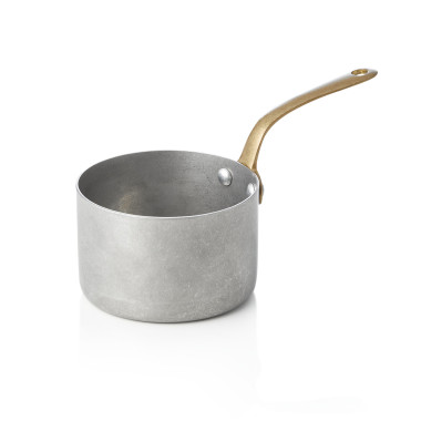 Acier inox chrome-nickel, Laiton, PVD Mini casserole vintage 9 cm 280 ml inox STEEL & STYLE professionnel - Was Germany  au meil