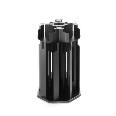 Support rotatif noir Skiatos pour tasses et soucoupes - 360 x 360 x 580 mm - Finedine  au meilleur prix sur Restock CHR
