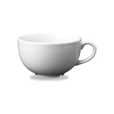 Tasse à cappuccino blanche 12 oz / 340 ml - Finedine  au meilleur prix sur Restock CHR