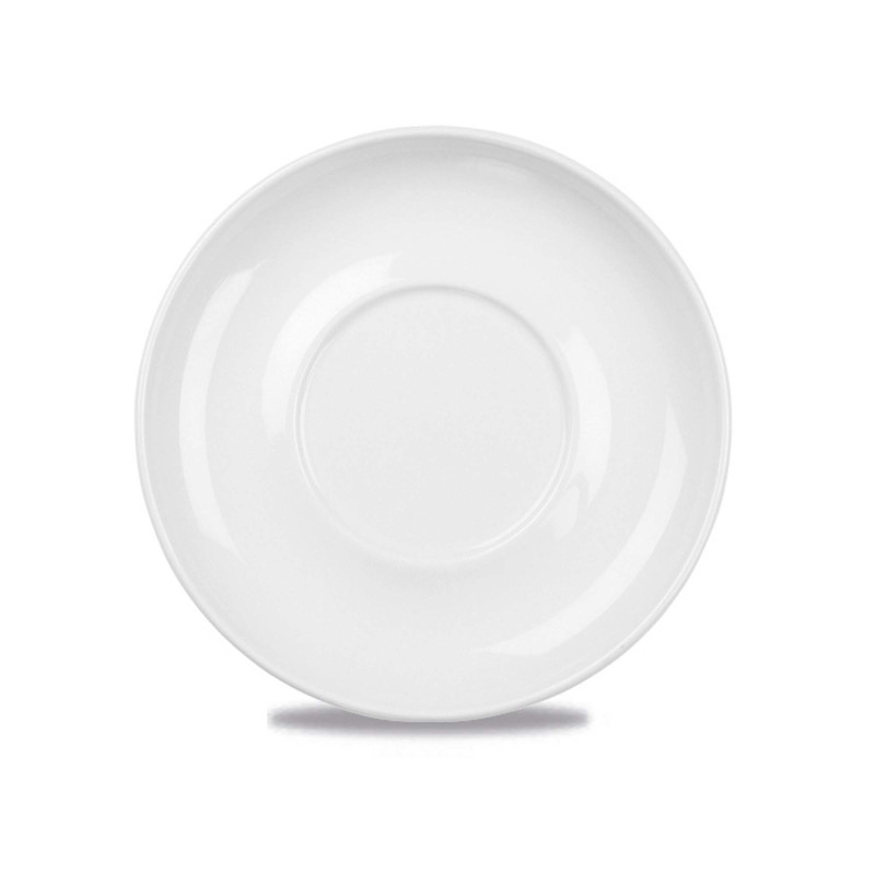Sous-tasse à thé compacte blanche - 152 mm - Finedine  au meilleur prix sur Restock CHR