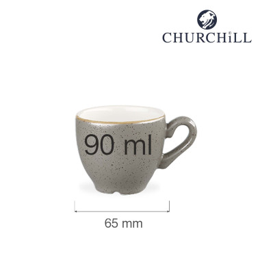 Tasse à espresso Stonecast Grey - 90 ml - Finedine  au meilleur prix sur Restock CHR