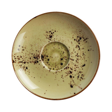 Sous-tasse cappuccino Olive - 160 mm - Finedine  au meilleur prix sur Restock CHR