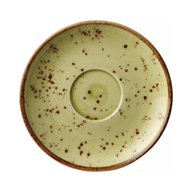 Soucoupe olive pour café - 140ml - Finedine  au meilleur prix sur Restock CHR