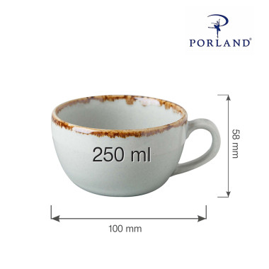 Tasse élégante cendrée - 250 ml - Finedine  au meilleur prix sur Restock CHR