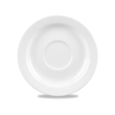 Soucoupe Profil Blanc - 128mm - Finedine  au meilleur prix sur Restock CHR