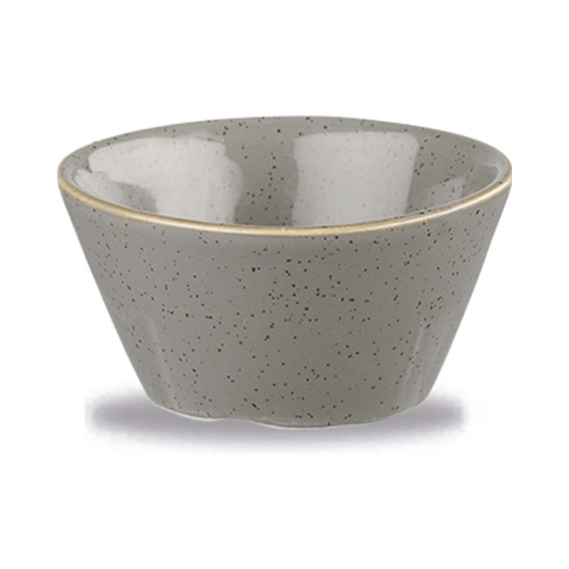 Assiette à sauce Stonecast grise - 90 ml - Finedine  au meilleur prix sur Restock CHR